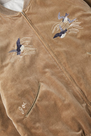 OLD JOE & CO. FADED VELVET SOUVENIR JACKET