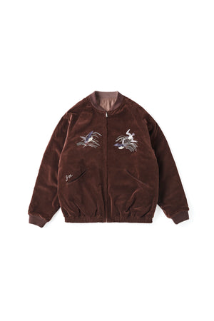 OLD JOE & CO. FADED VELVET SOUVENIR JACKET