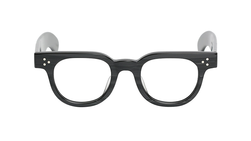 JULIUS TART OPTICAL FDR Eyeglass Frame Black Wood