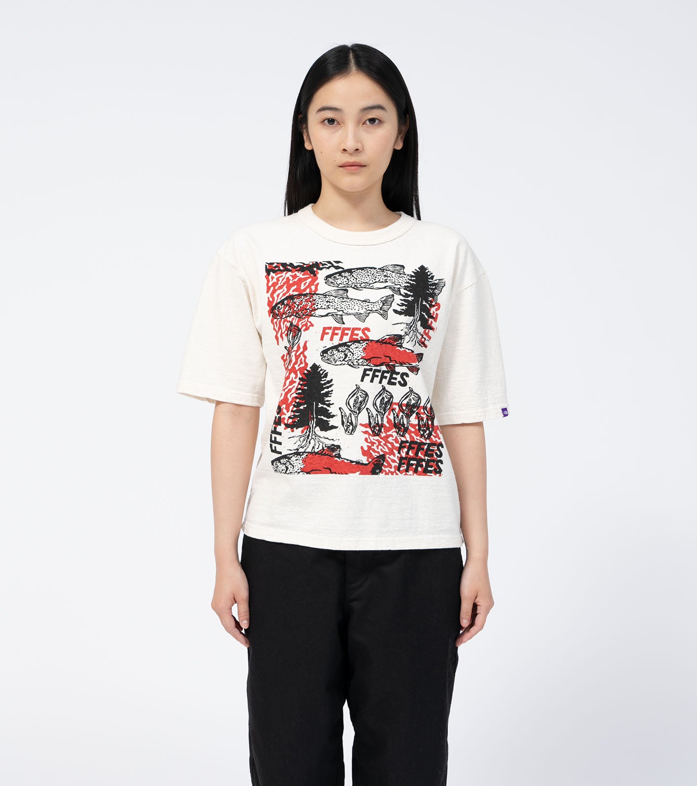 THE NORTH FACE PURPLE LABEL FFFES Patterned Graphic Tee