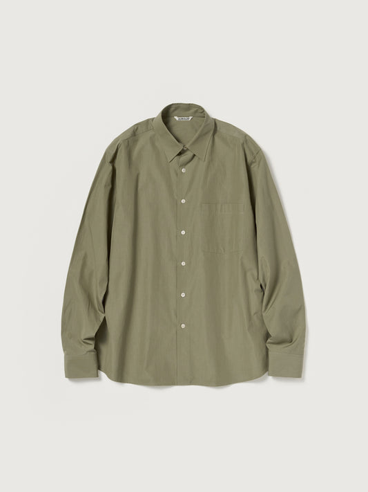 AURALEE FINX LIGHT WEATHER CHAMBRAY SHIRT