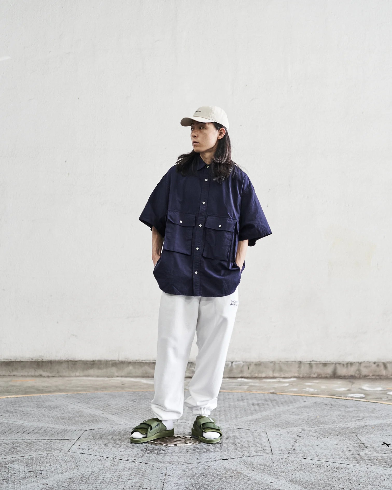 FreshService OXFORD FLAP POCKET S/S SHIRT