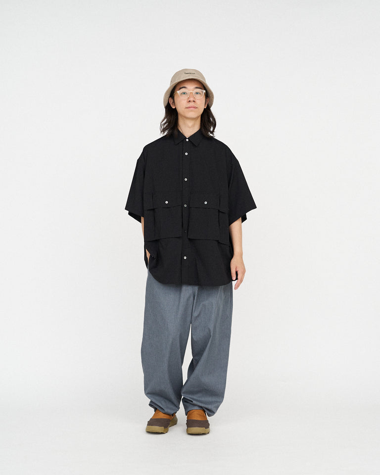 FreshService MICRO TYPEWRITER FLAP POCKET S/S SHIRT – unexpected store