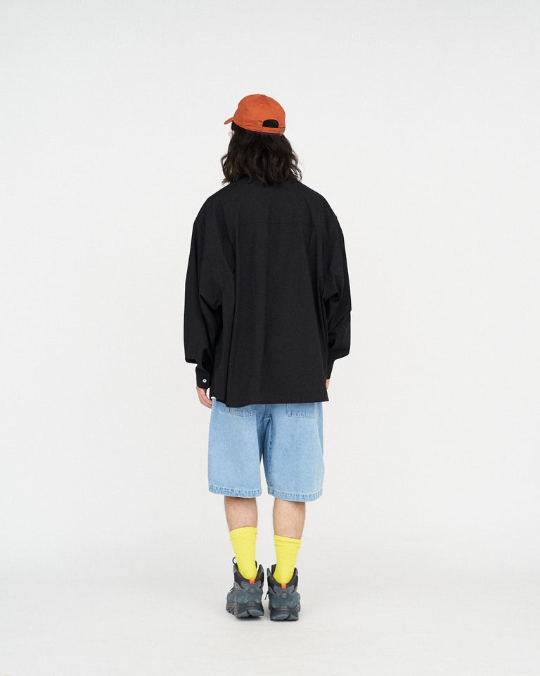 FreshService MICRO TYPEWRITER FLAP POCKET L/S SHIRT