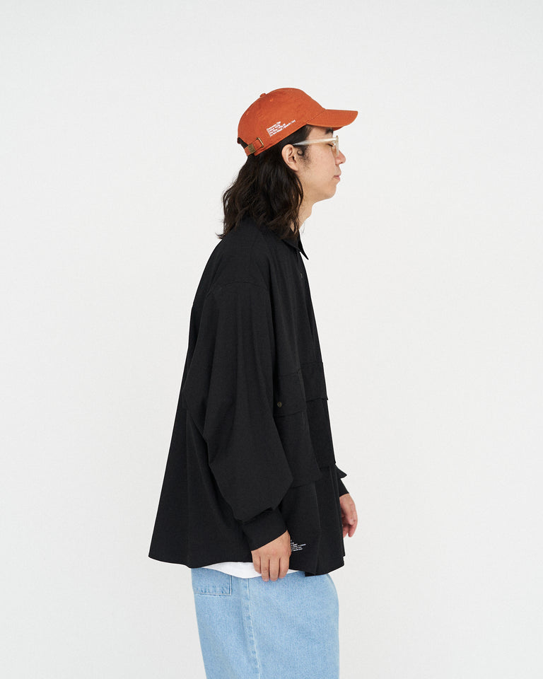 FreshService MICRO TYPEWRITER FLAP POCKET L/S SHIRT – unexpected store