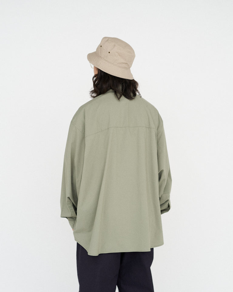 FreshService MICRO TYPEWRITER FLAP POCKET L/S SHIRT – unexpected store