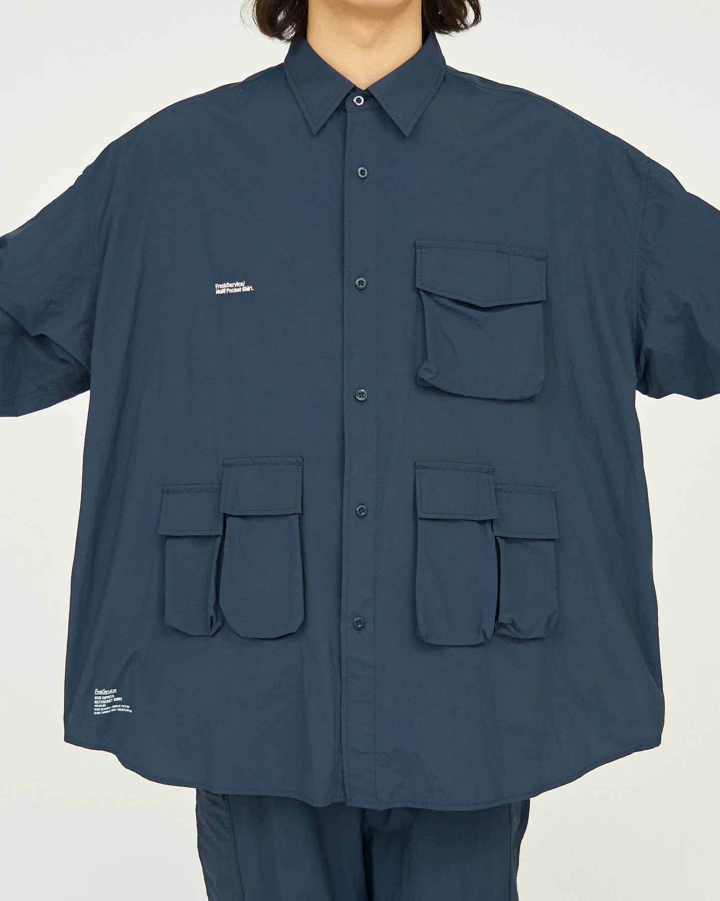 FreshService NYLON TAFFETA MULTI POCKET SHIRT