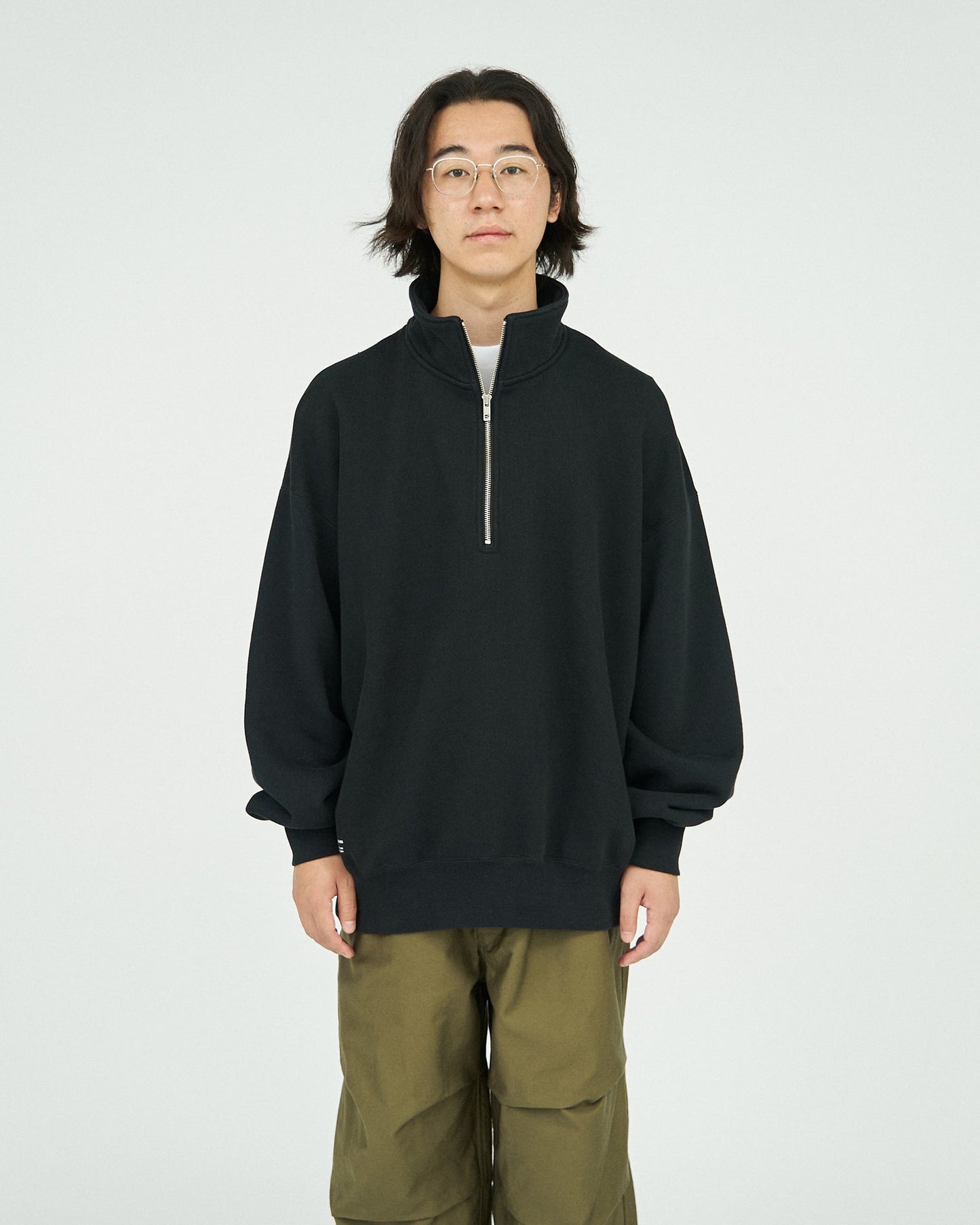 FreshService HEAVY OZ HALF ZIP PULLOVER