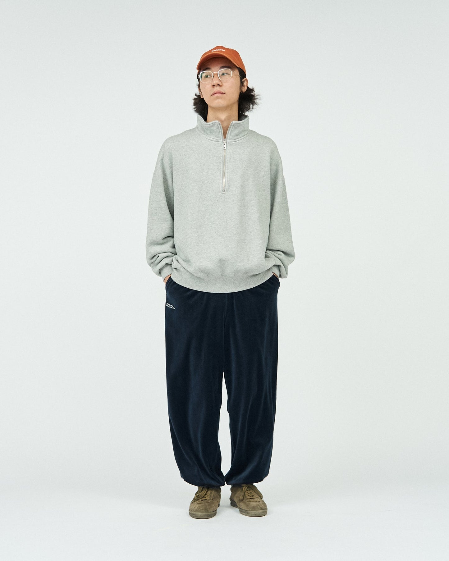 FreshService HEAVY OZ HALF ZIP PULLOVER