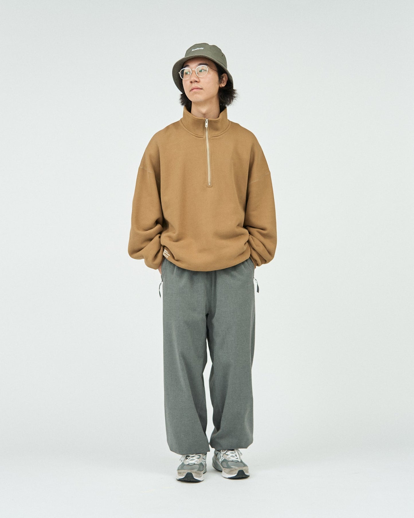 FreshService HEAVY OZ HALF ZIP PULLOVER