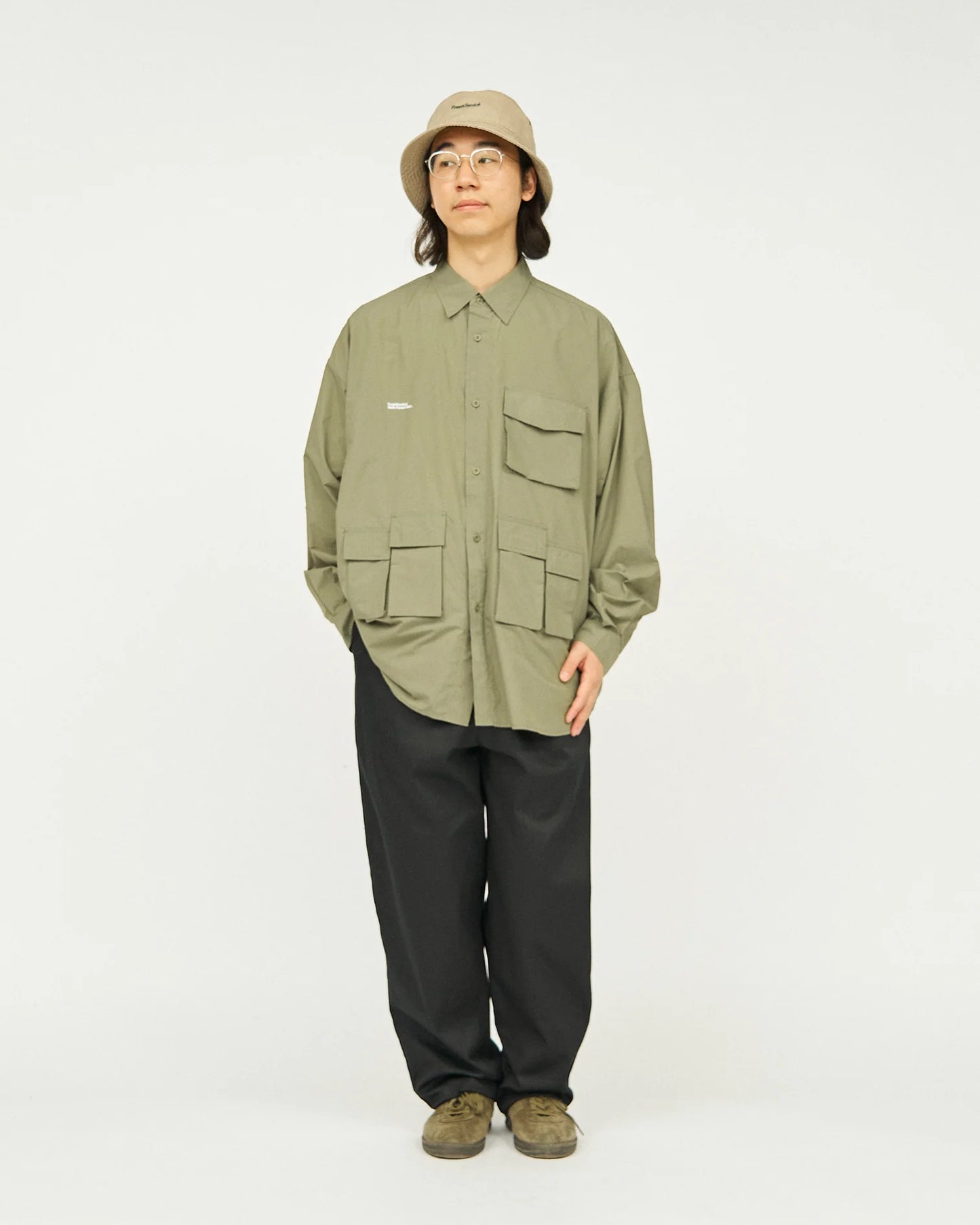 FreshService NYLON TAFFETA MULTI POCKET SHIRT