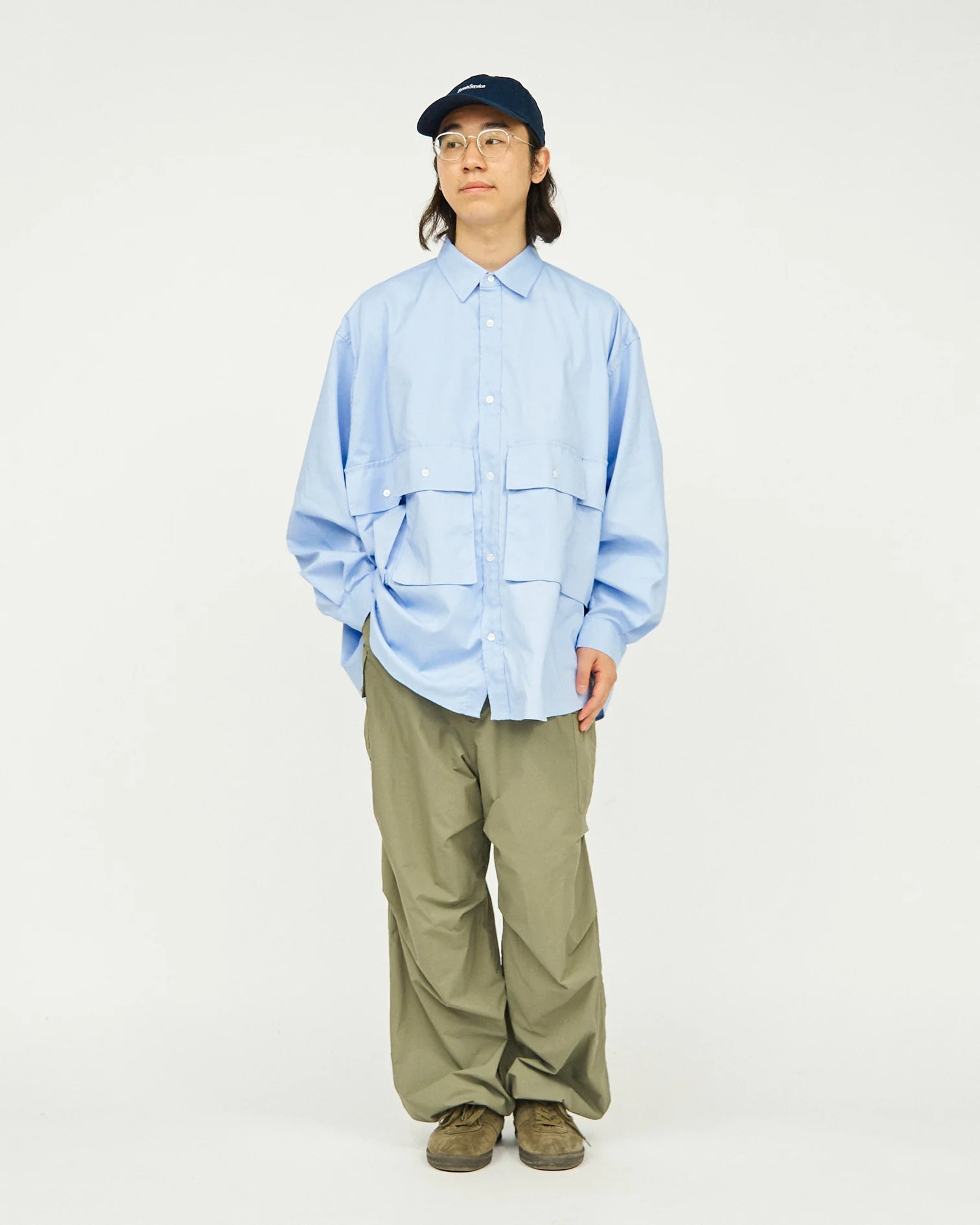 FreshService NYLON TAFFETA UPWARD CARGO POCKET PANTS FreshService NYLON TAFFETA UPWARD CARGO POCKET PANTS