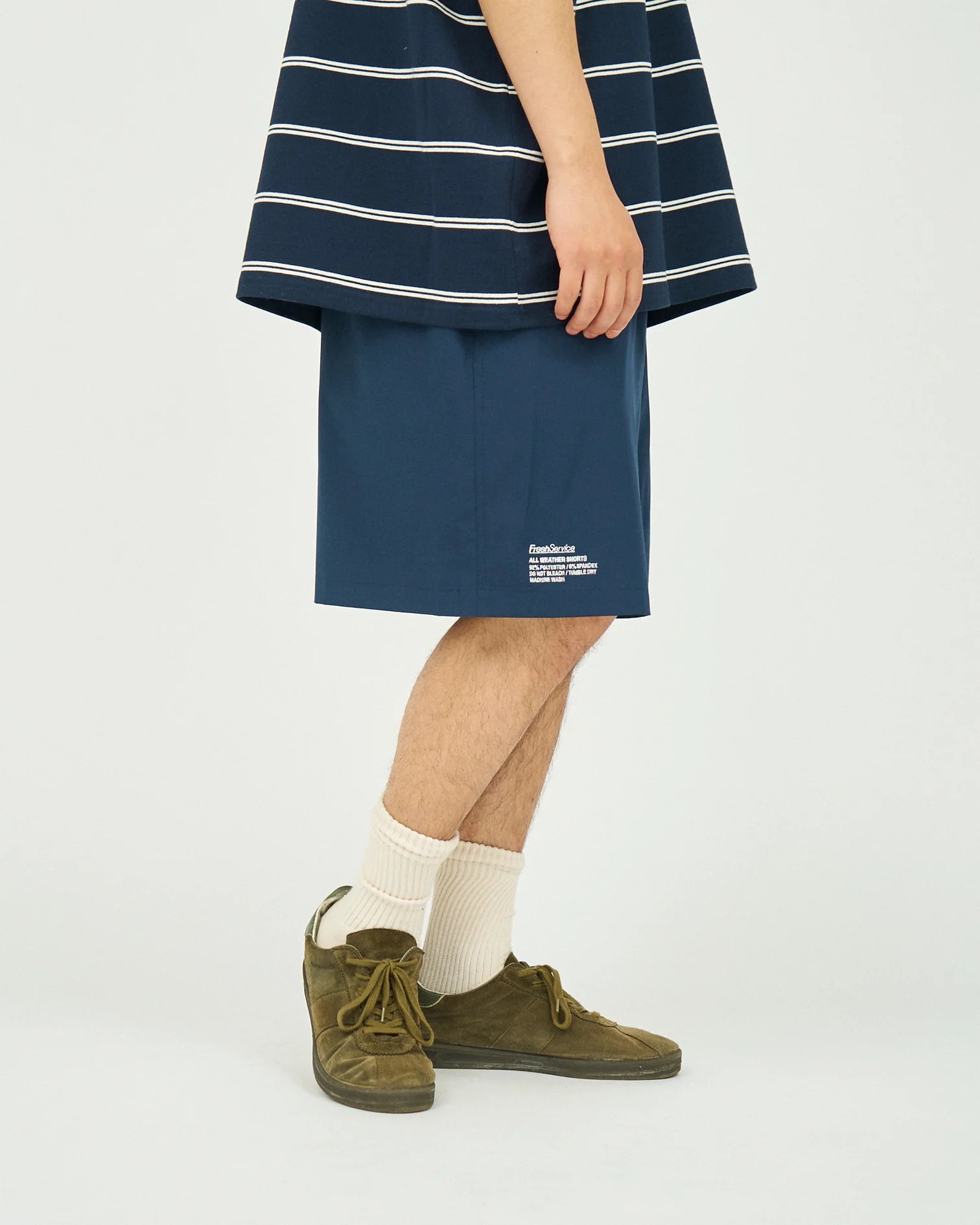 【日本製通販】freshservice all weather shorts 新品 ネイビー ショートパンツ