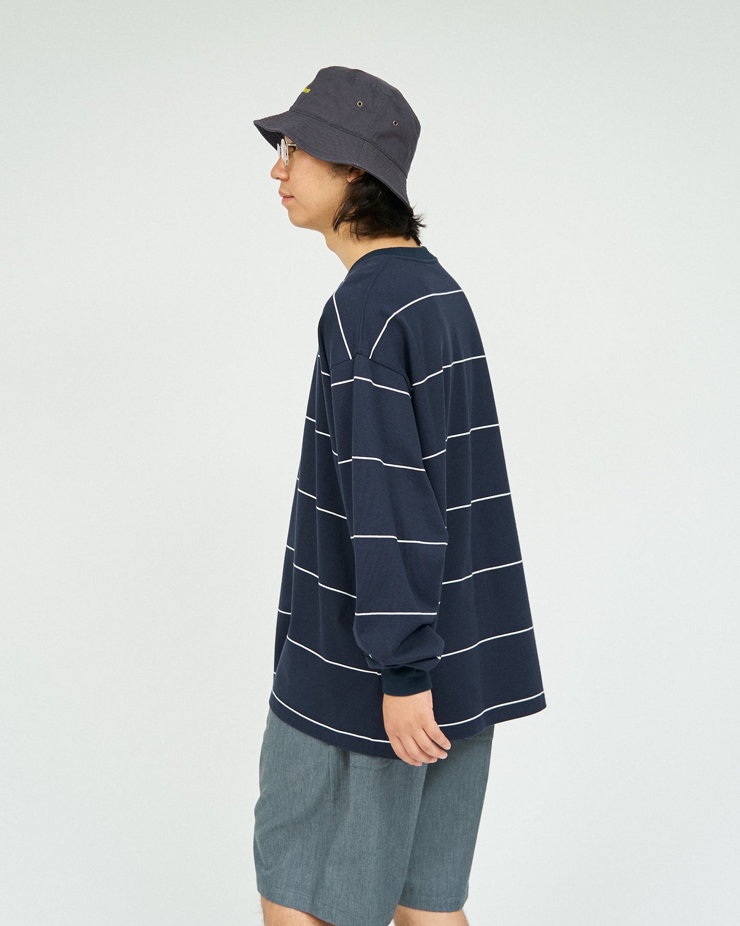 FreshService PIN BORDER L/S TEE