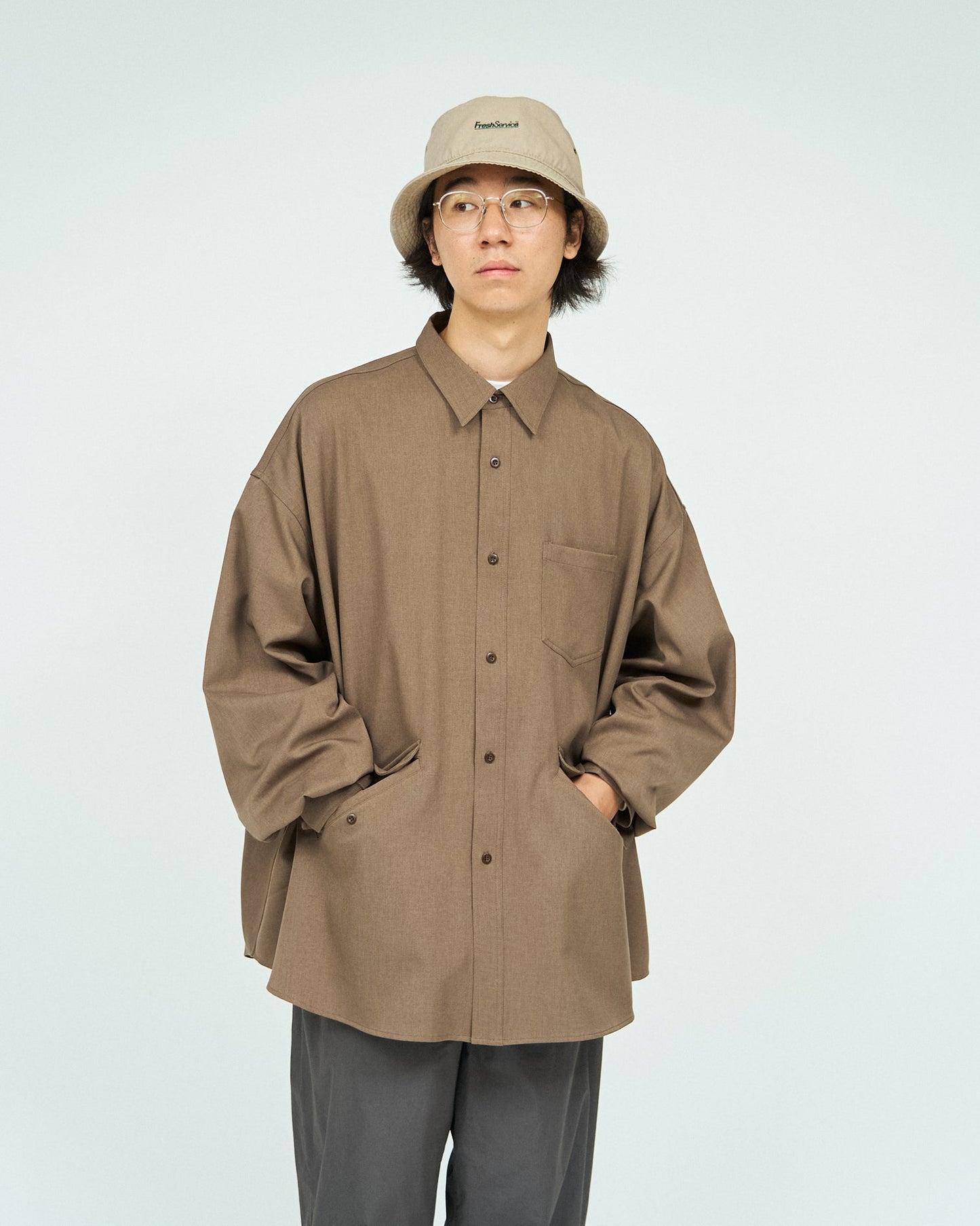 FreshService WOOLY TWILL TECH SHIRT