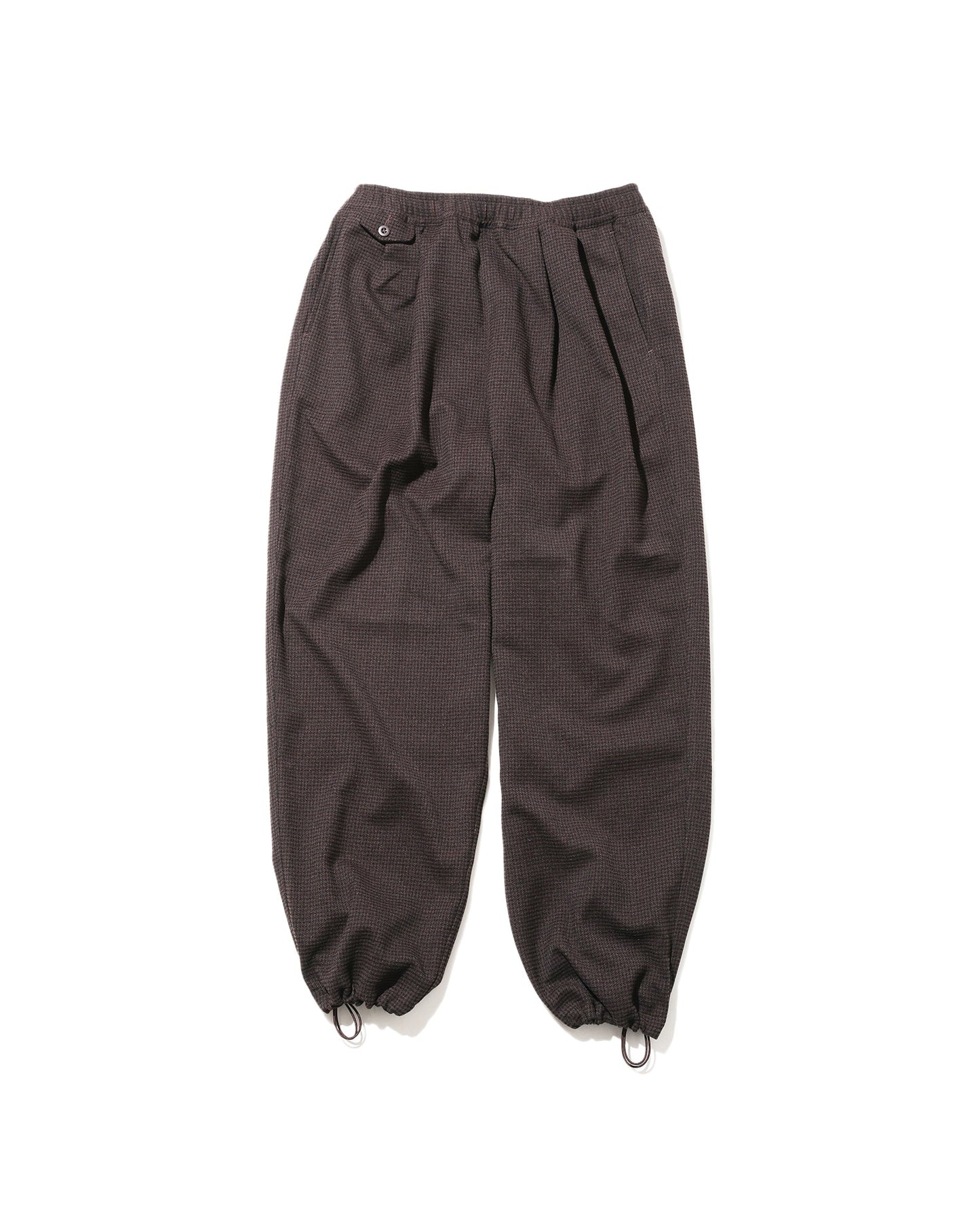 FreshService HOUNDSTOOTH TWO TUCK TRACK PANTS