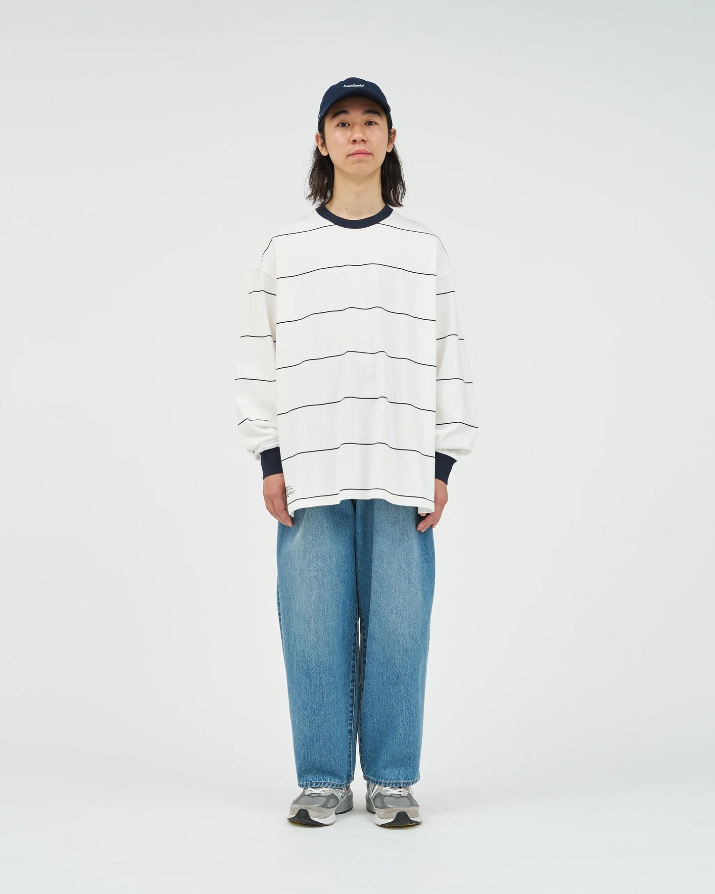FreshService PIN BORDER L/S TEE