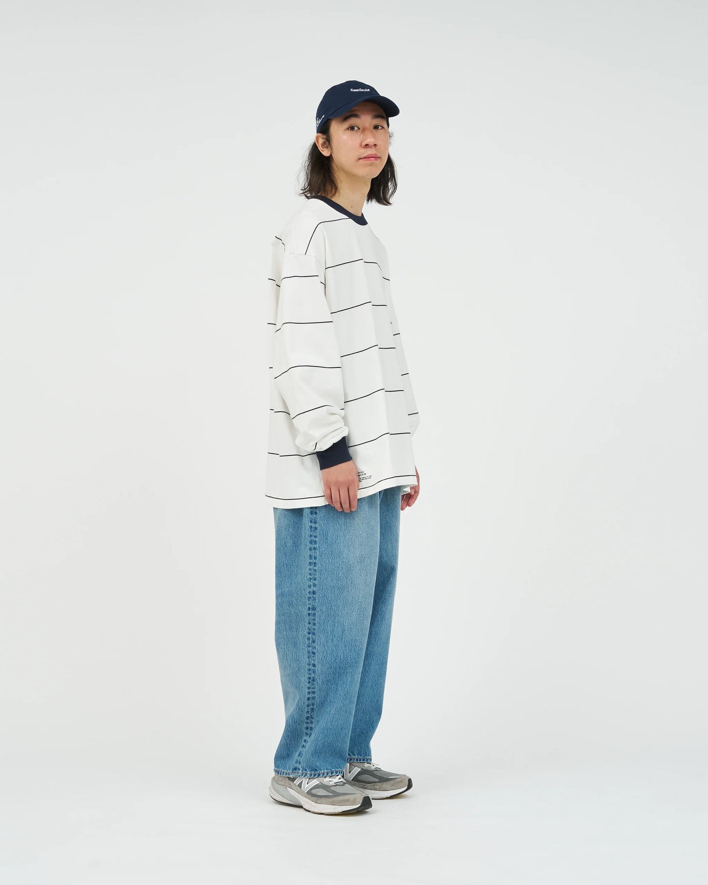 FreshService PIN BORDER L/S TEE