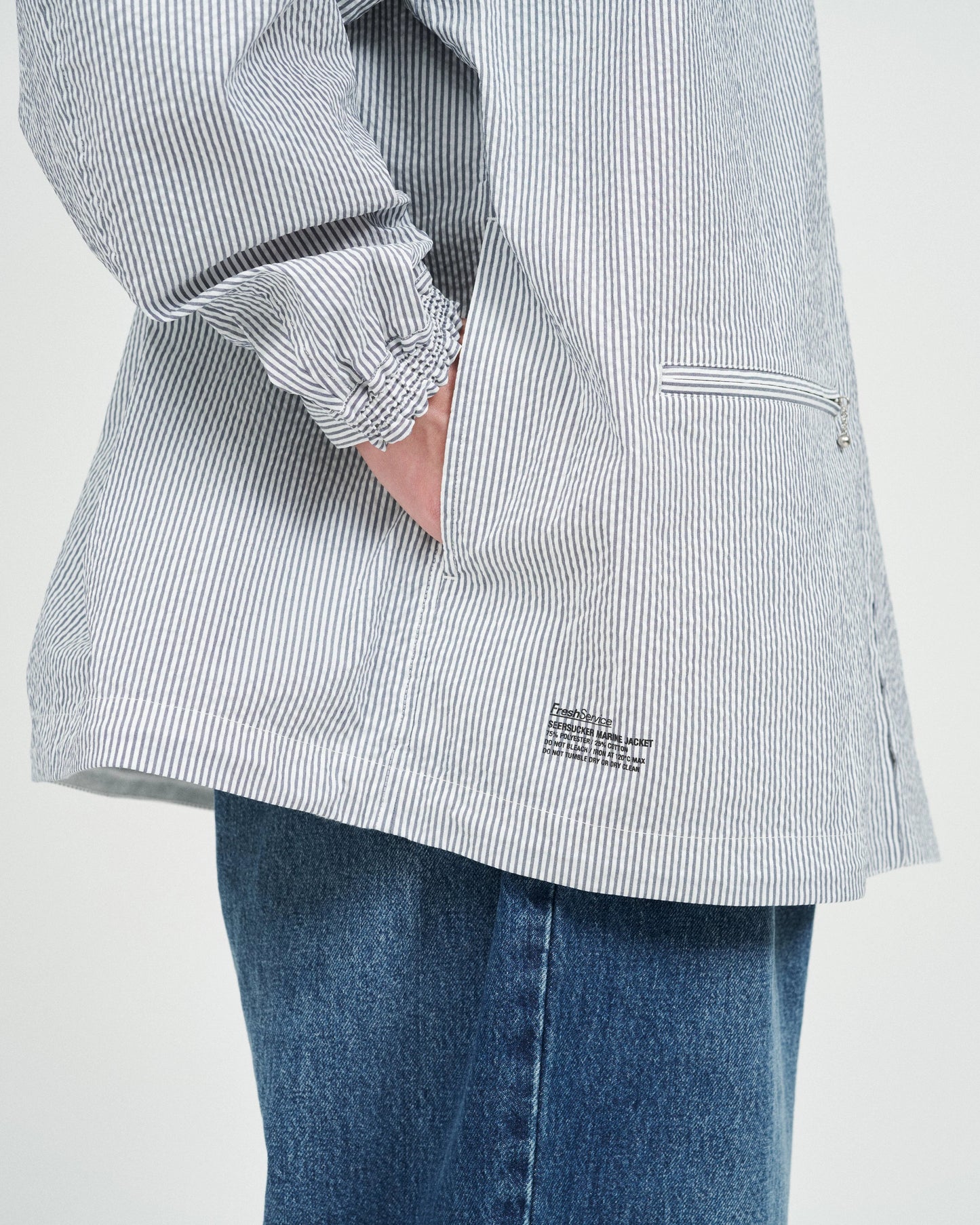 FreshService SEERSUCKER MARINE JACKET