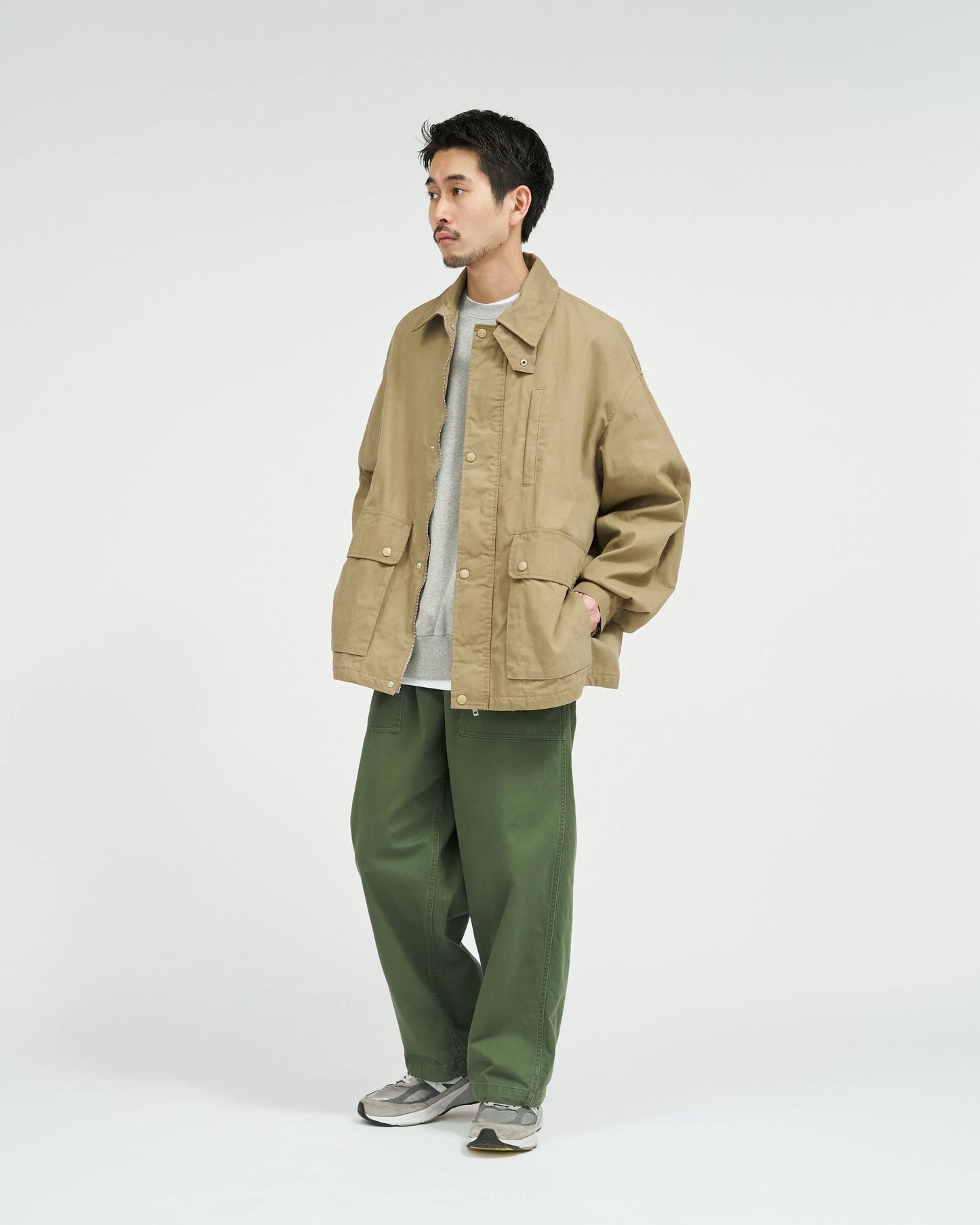 FreshService WAXED OXFORD UTILITY JACKET