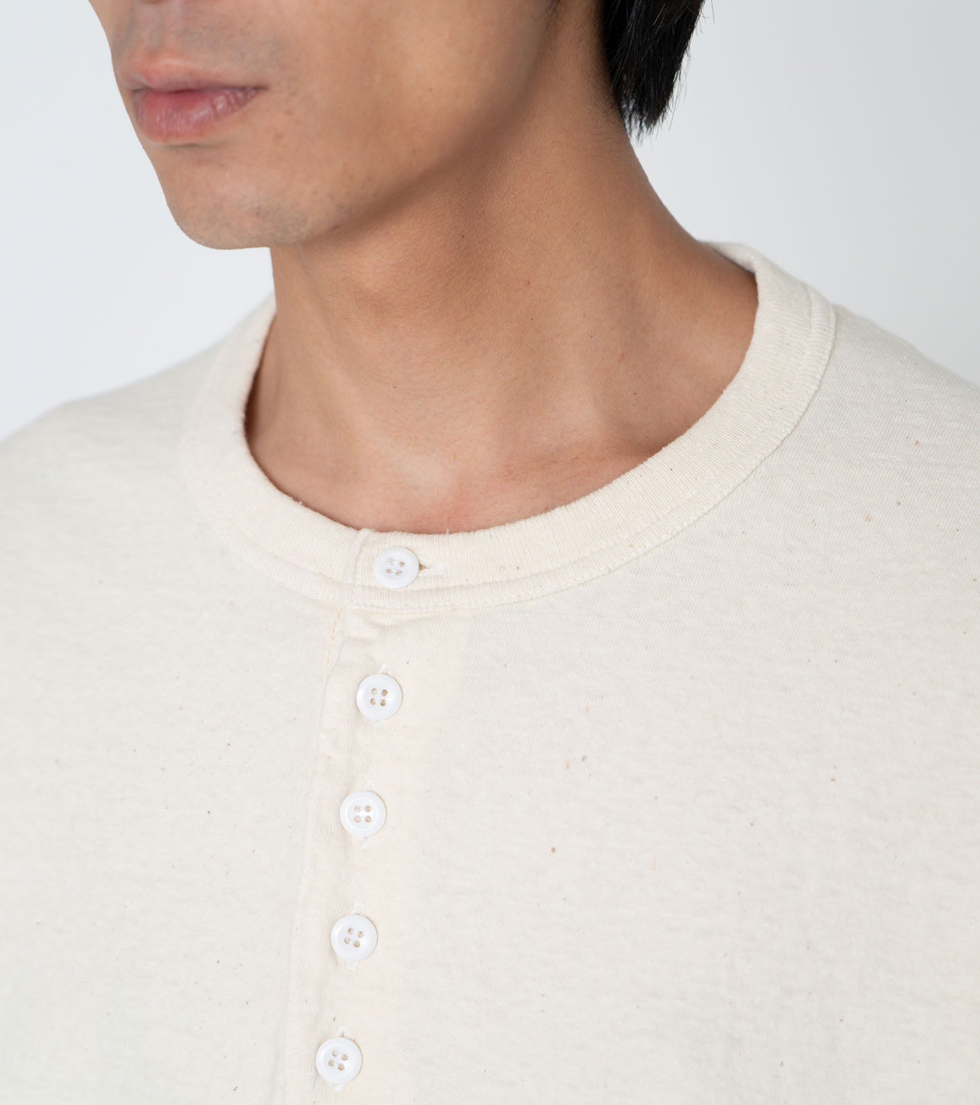 THE NORTH FACE PURPLE LABEL Field Long Sleeve Henley Neck Graphic Tee