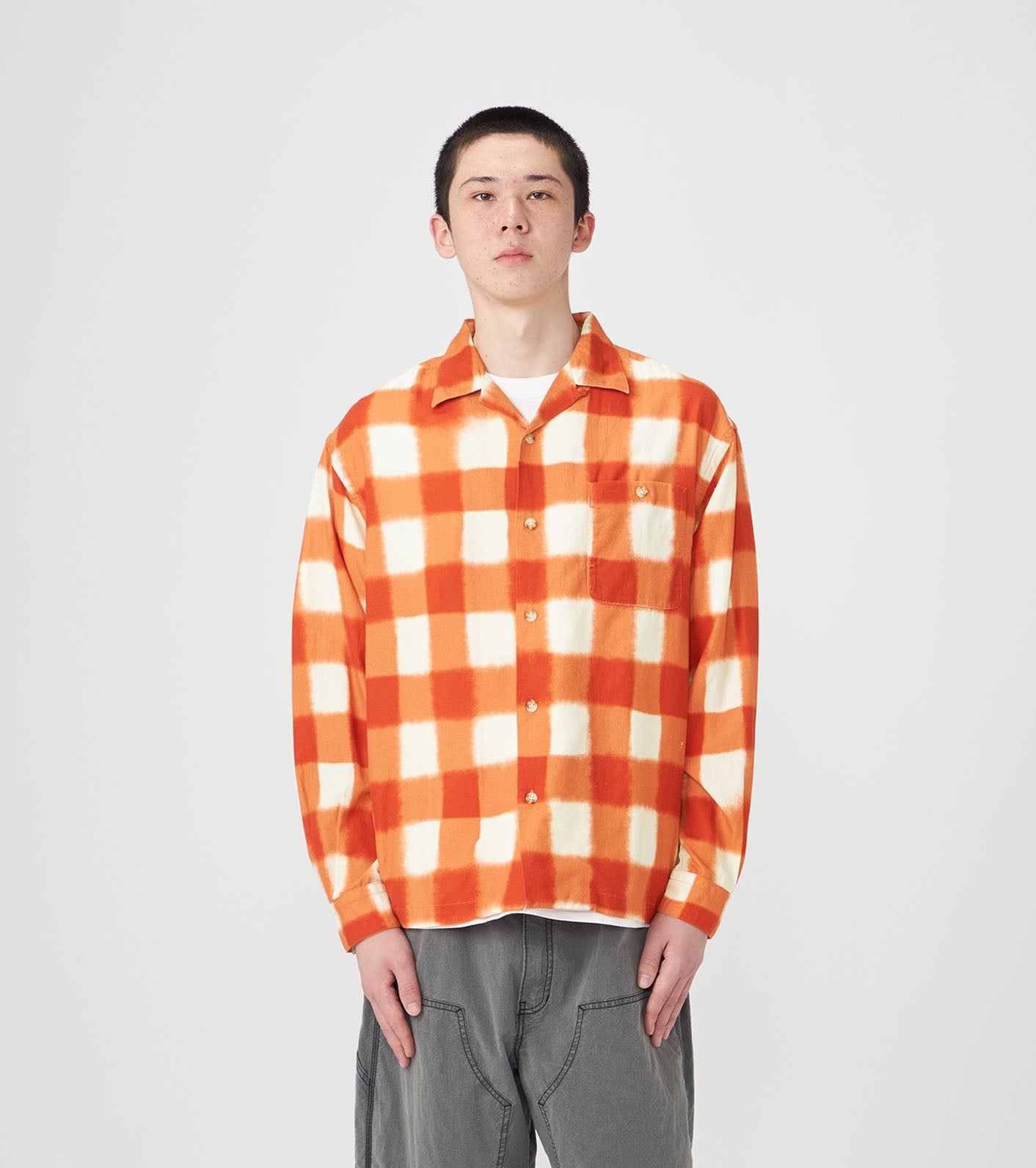 Purple Label Field Open Collar Shirt