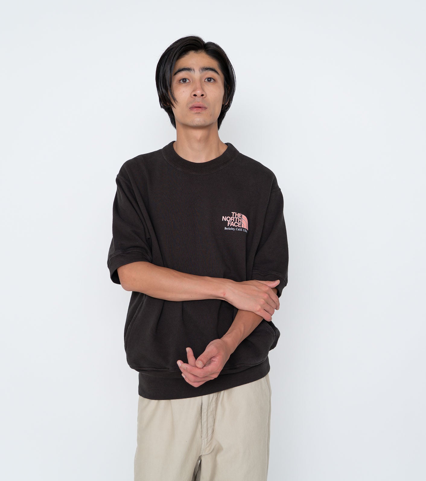 THE NORTH FACE PURPLE LABEL Field Short Sleeve Sweatshirt