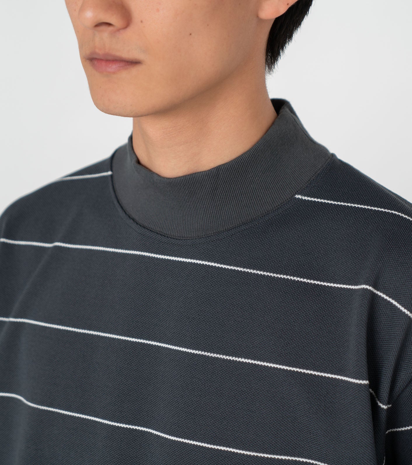 THE NORTH FACE PURPLE LABEL Field Striped Mockneck