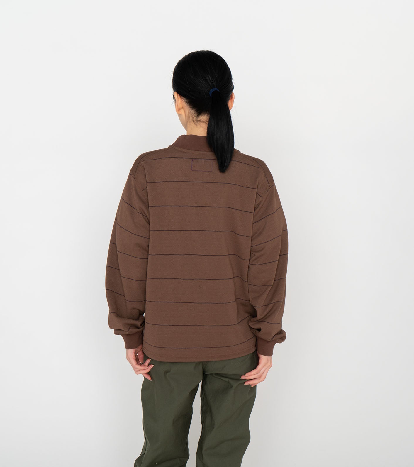 THE NORTH FACE PURPLE LABEL Field Striped Mockneck