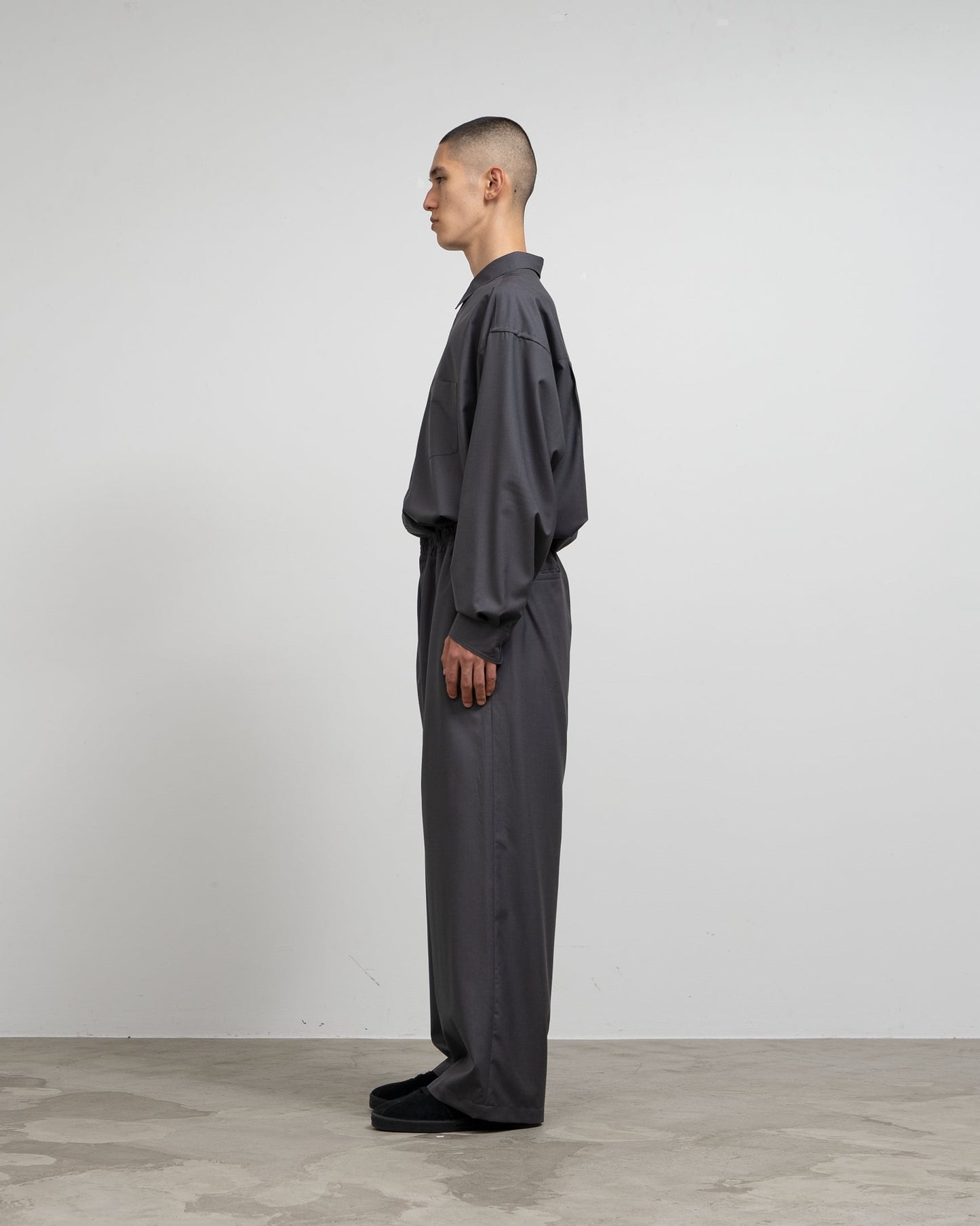 Graphpaper Fine Wool Tropical Easy Wide Pants