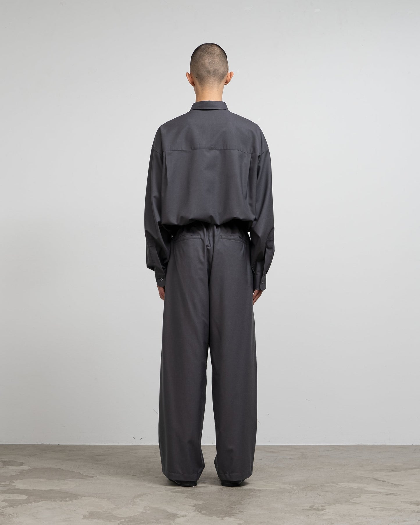 Graphpaper Fine Wool Tropical Easy Wide Pants