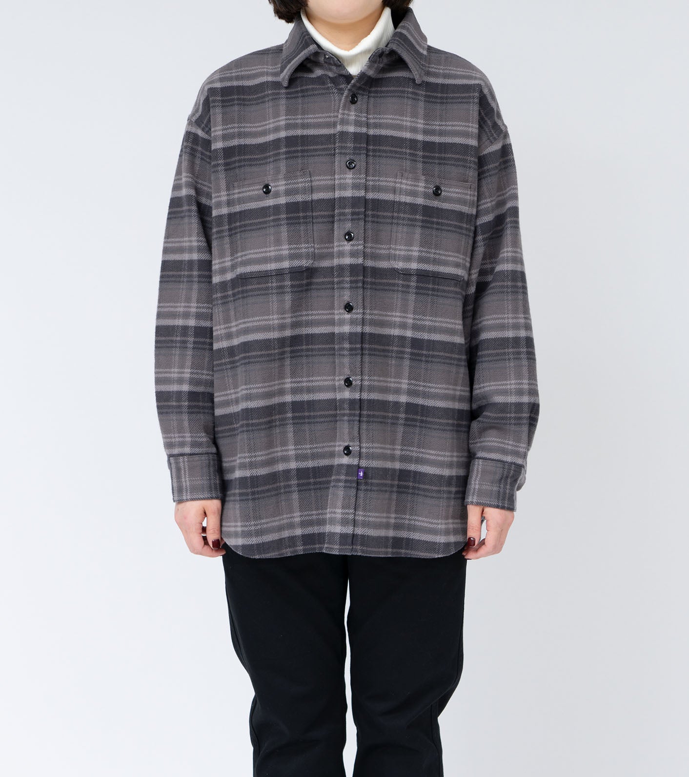 THE NORTH FACE PURPLE LABEL Flannel Double Pocket Field Work Shirt