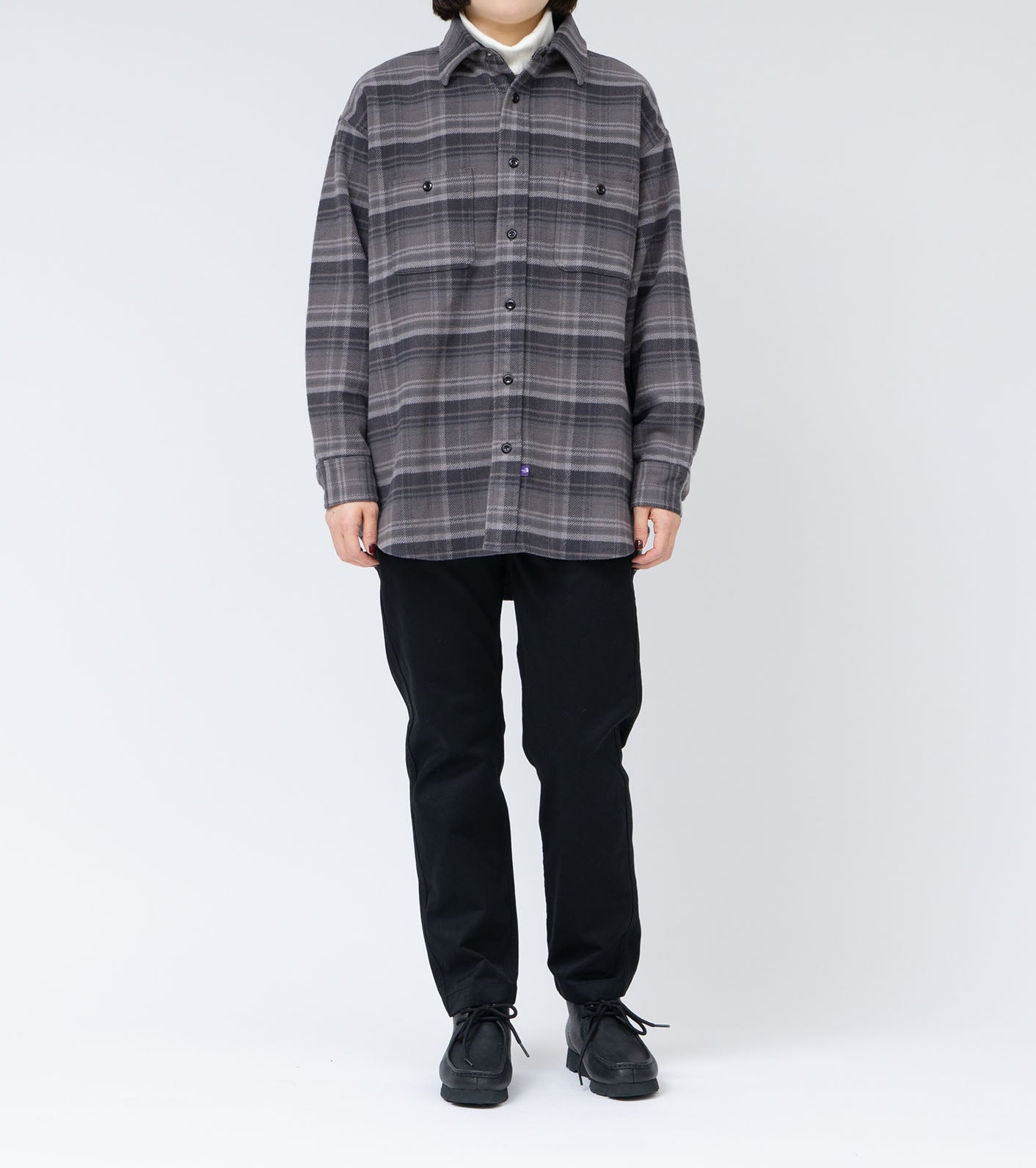 THE NORTH FACE PURPLE LABEL Flannel Double Pocket Field Work Shirt