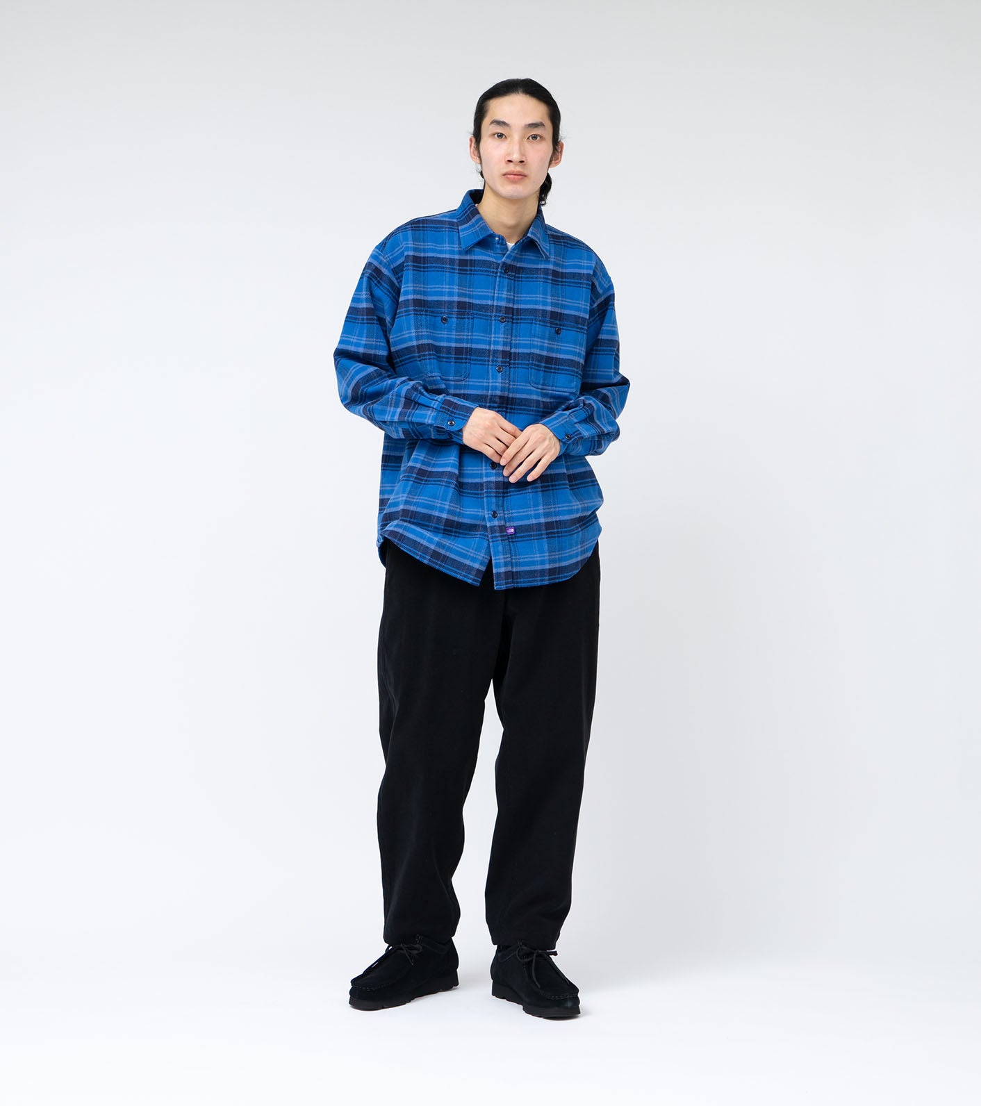 THE NORTH FACE PURPLE LABEL Flannel Double Pocket Field Work Shirt