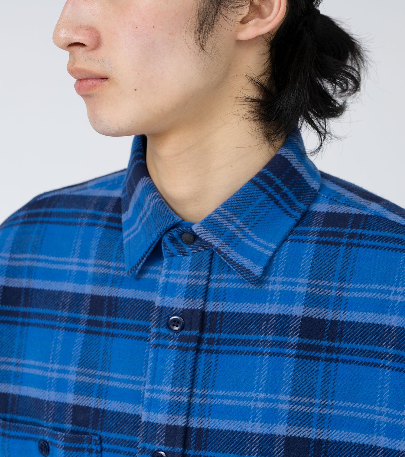 THE NORTH FACE PURPLE LABEL Flannel Double Pocket Field Work Shirt