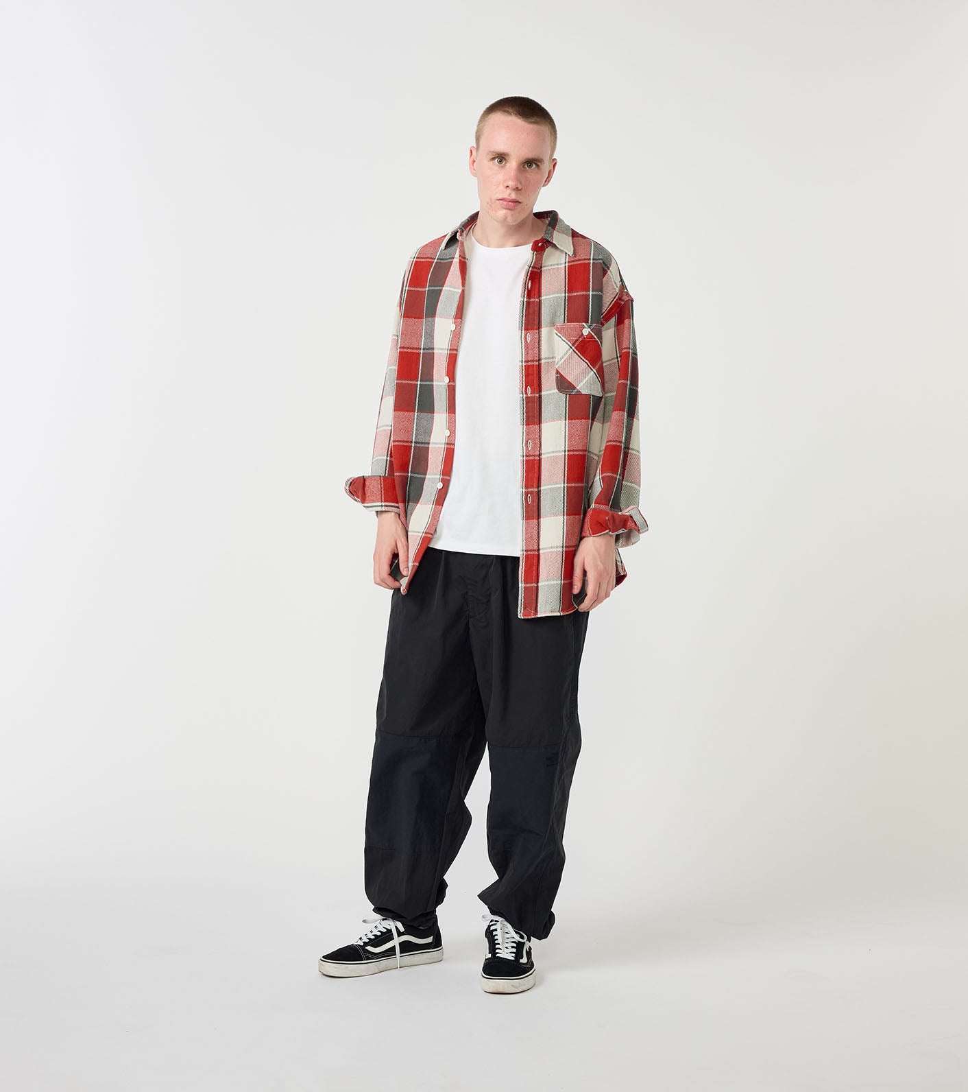 THE NORTH FACE PURPLE LABEL Flannel Plaid Field Shirt