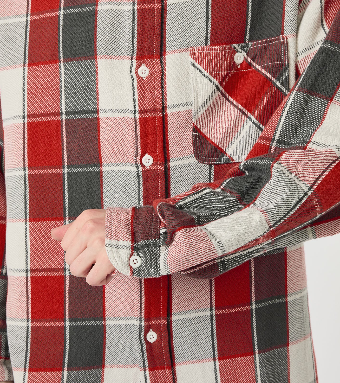 THE NORTH FACE PURPLE LABEL Flannel Plaid Field Shirt