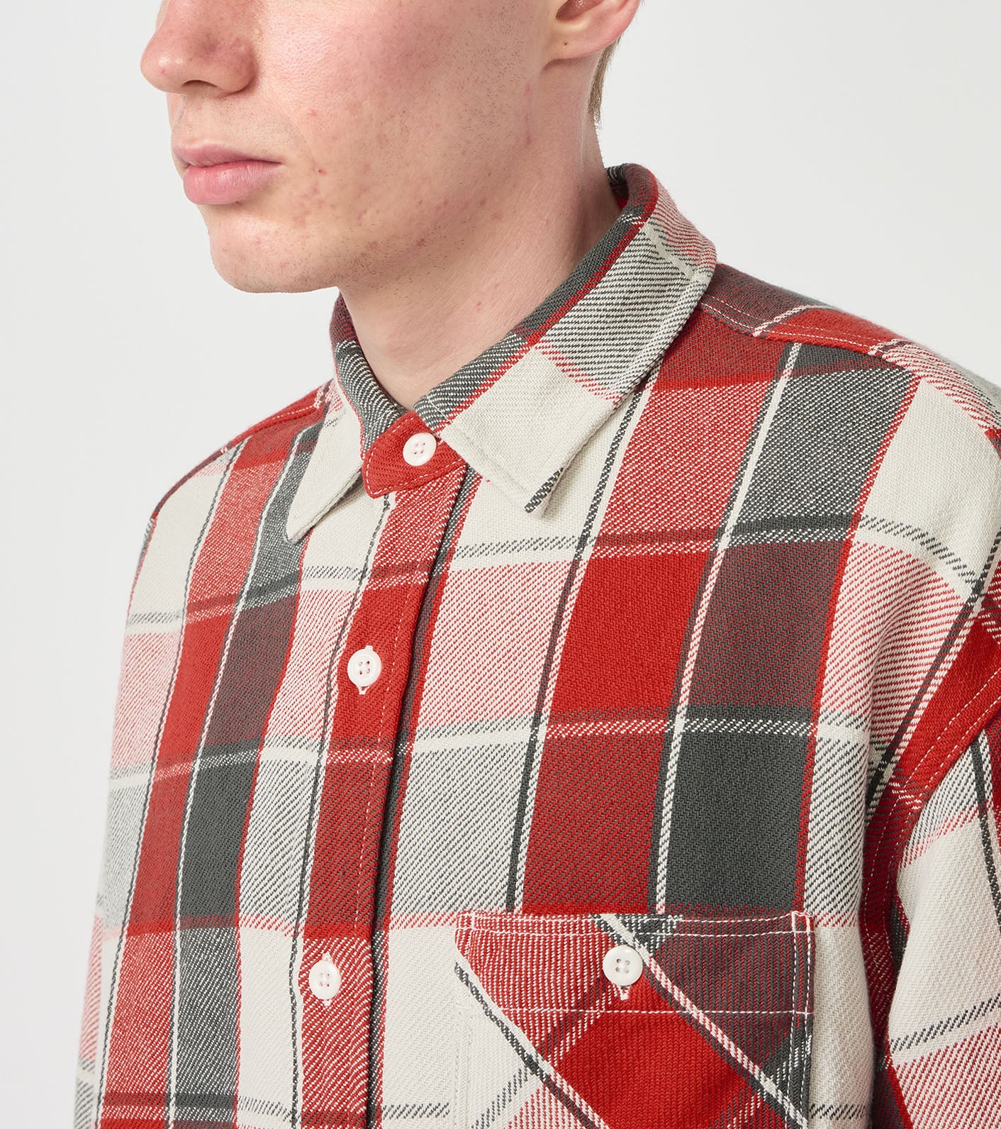 THE NORTH FACE PURPLE LABEL Flannel Plaid Field Shirt