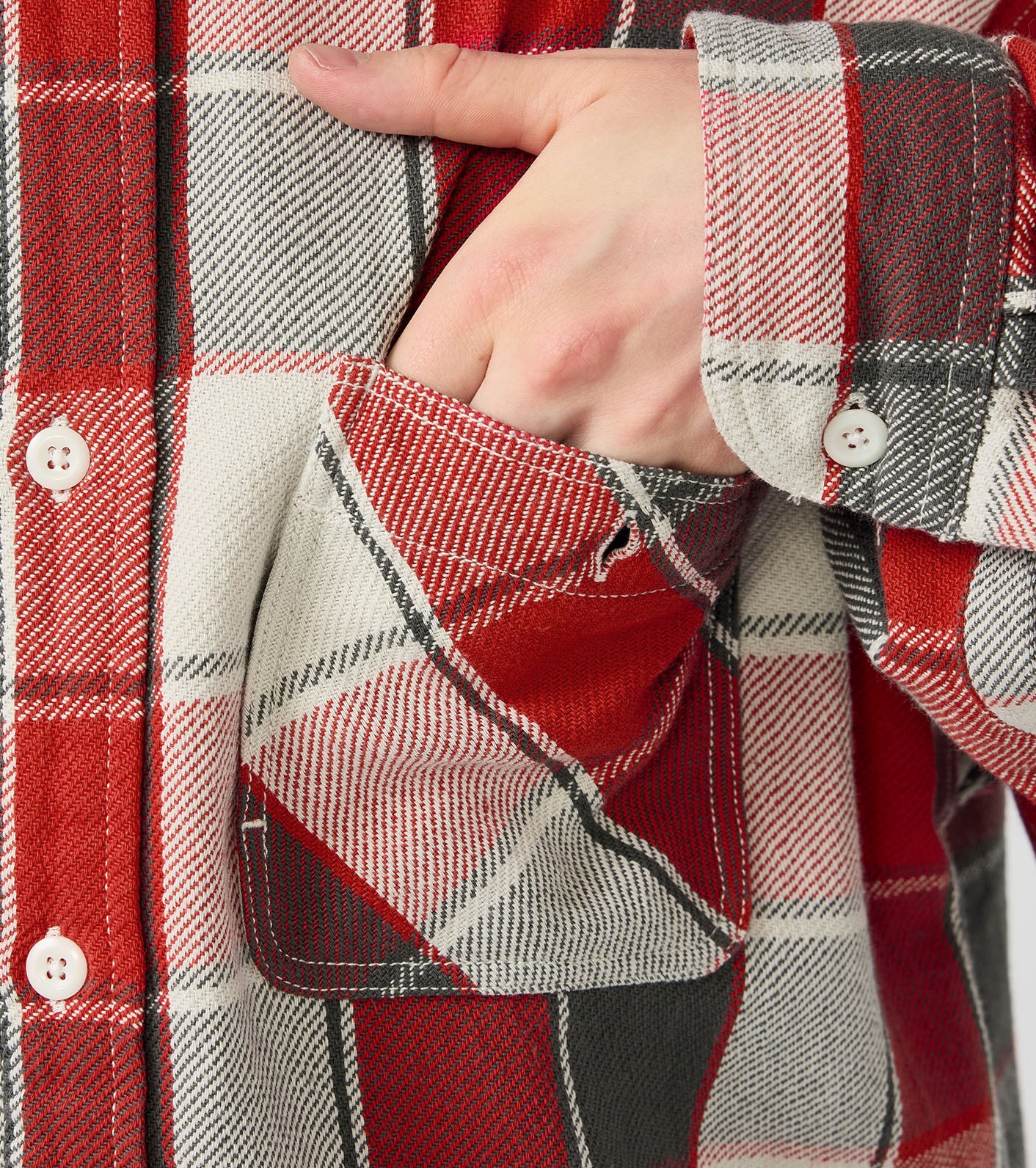 THE NORTH FACE PURPLE LABEL Flannel Plaid Field Shirt