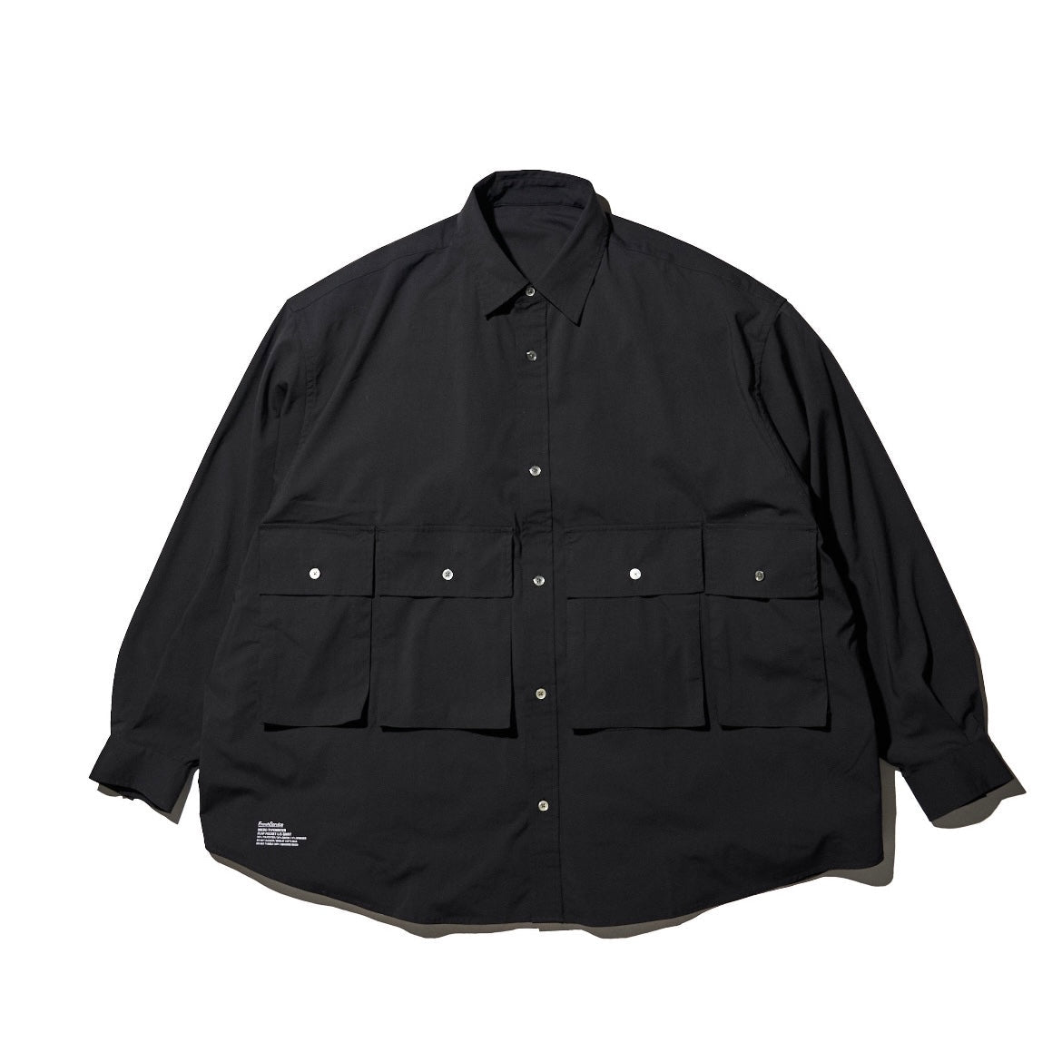 FreshService MICRO TYPEWRITER FLAP POCKET L/S SHIRT