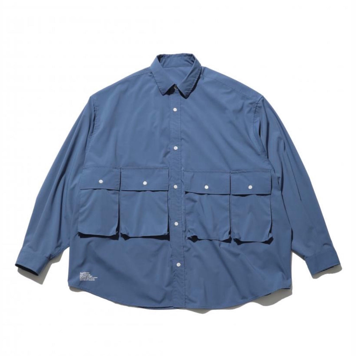 FreshService MICRO TYPEWRITER FLAP POCKET L/S SHIRT