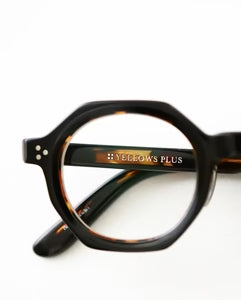 YELLOWS PLUS EYEGLASS FRAME GERALD Black Havana