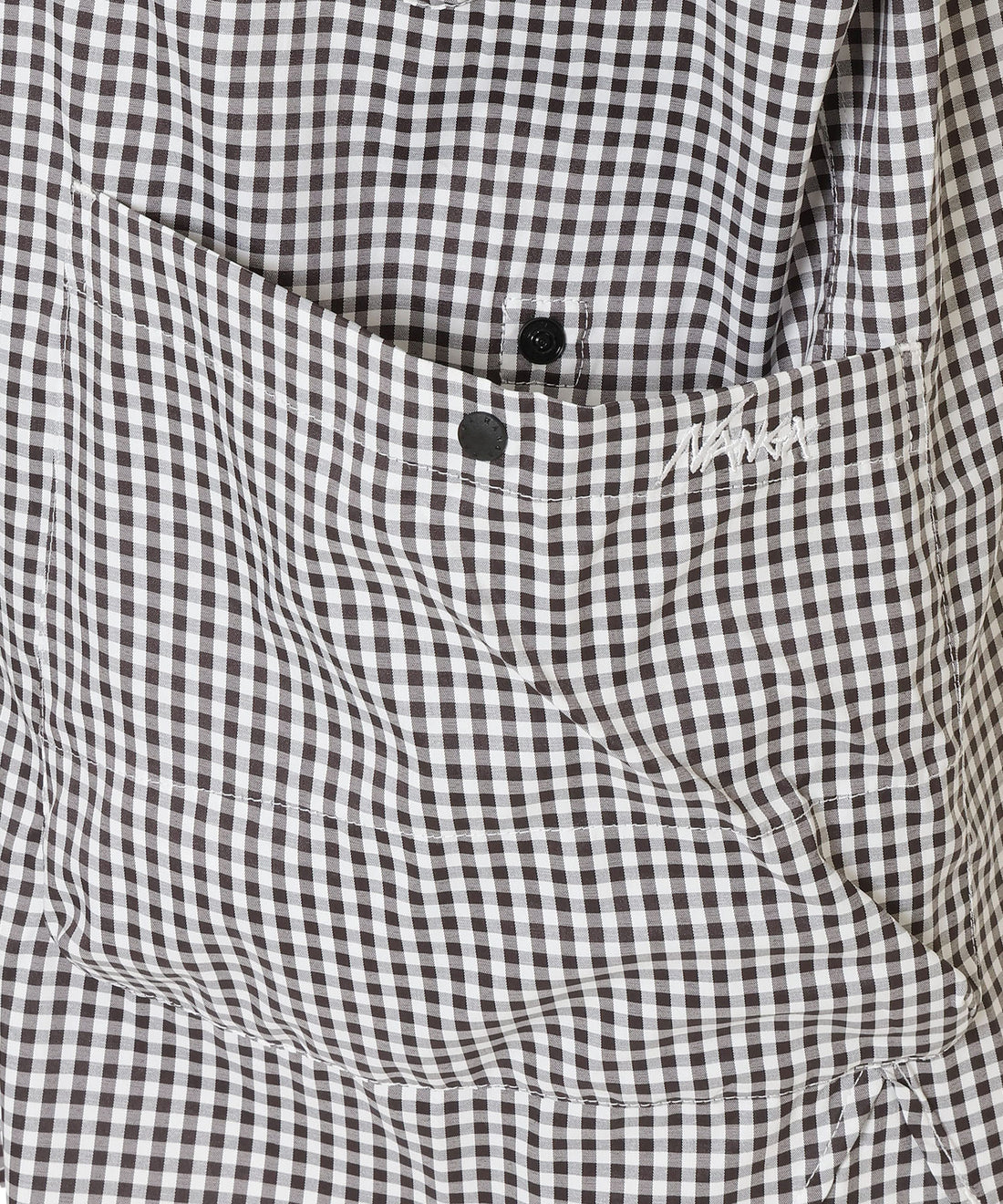 NANGA GINGHAM CHECK CAMP SHIRT