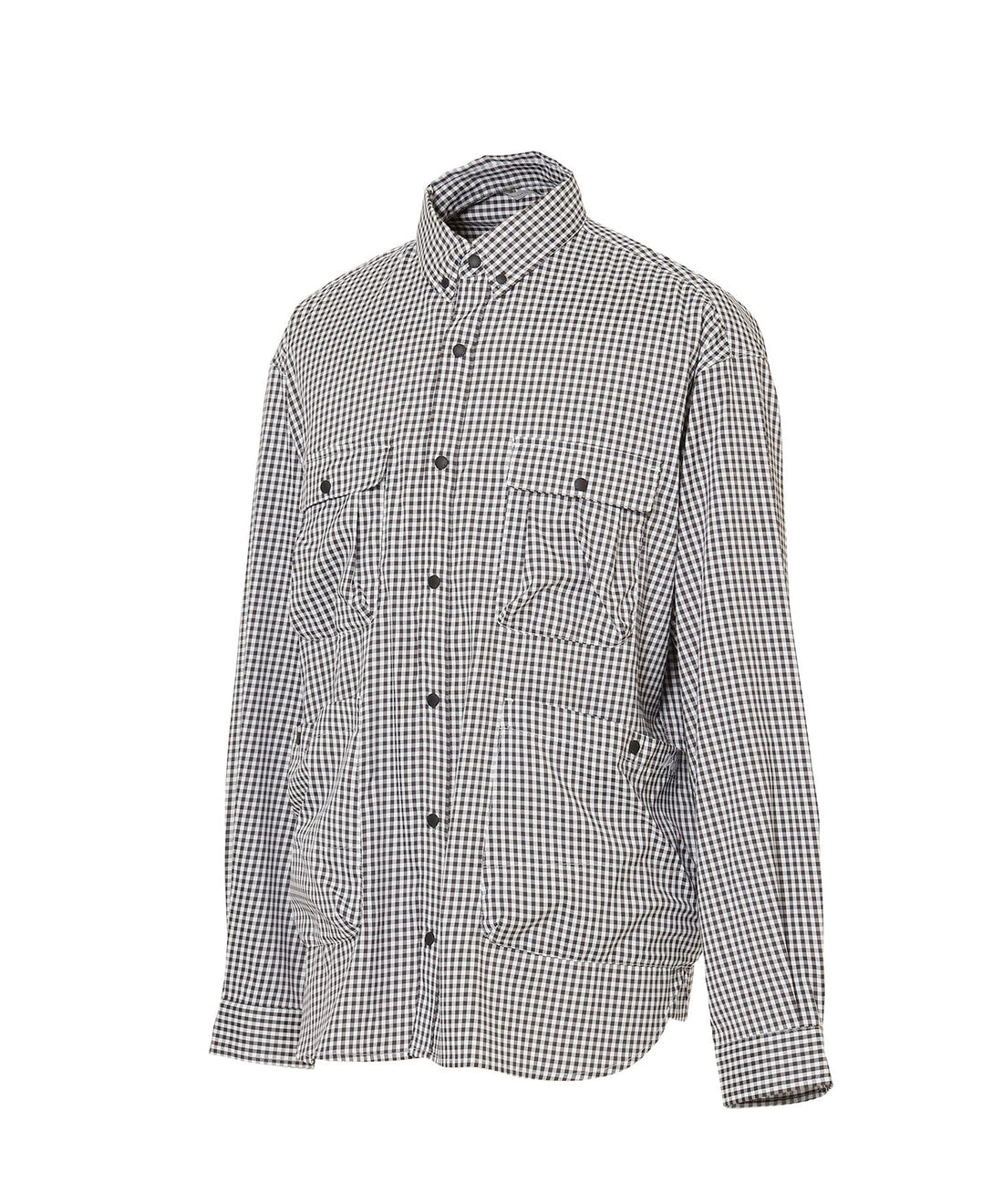 NANGA GINGHAM CHECK CAMP SHIRT