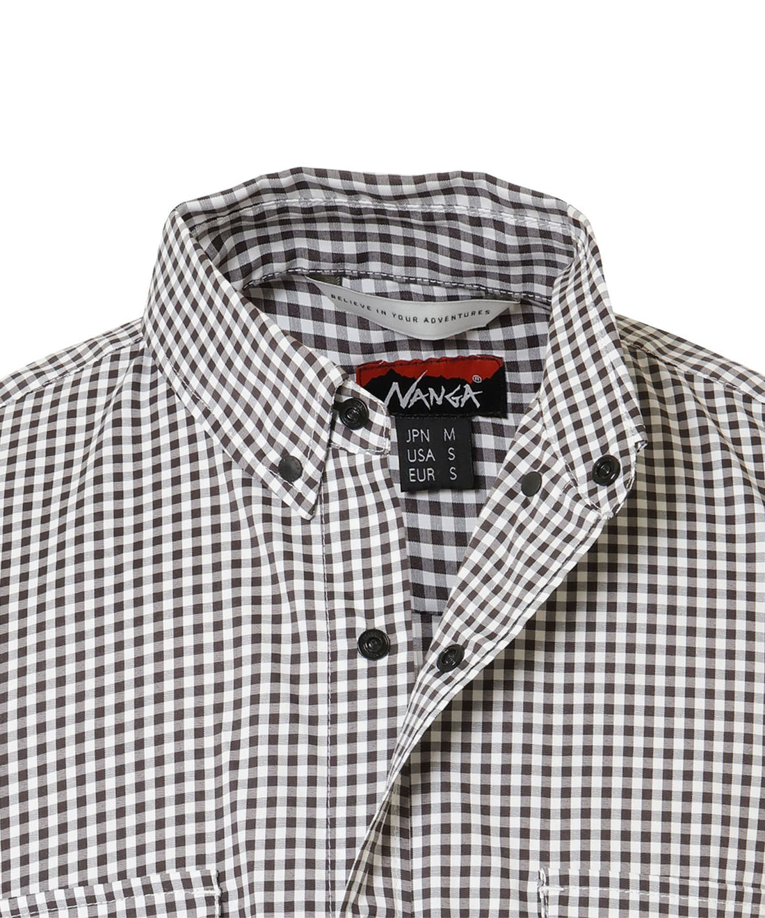 NANGA GINGHAM CHECK CAMP SHIRT