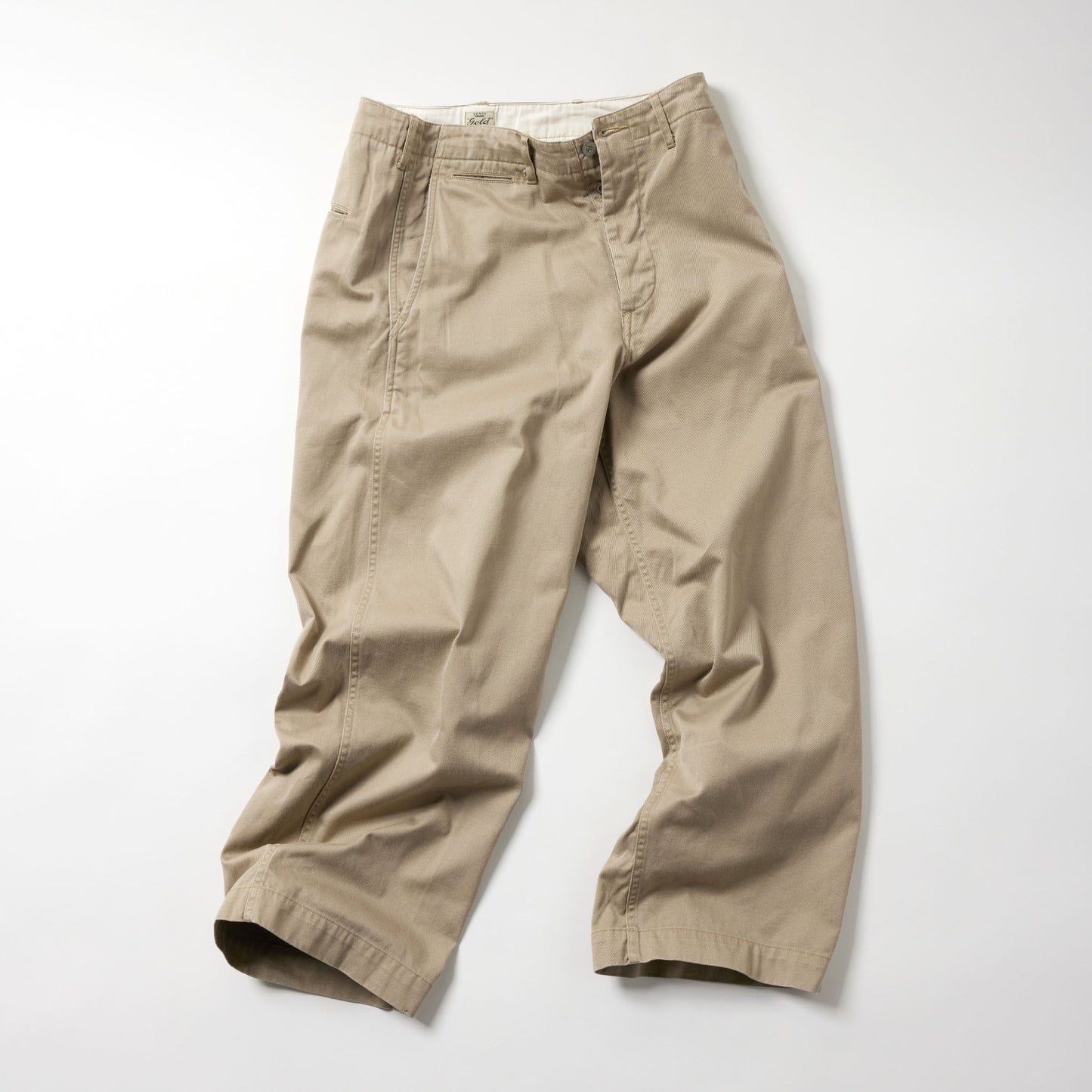 GOLD SELVEDGE WEAPON WIDE TROUSERS
