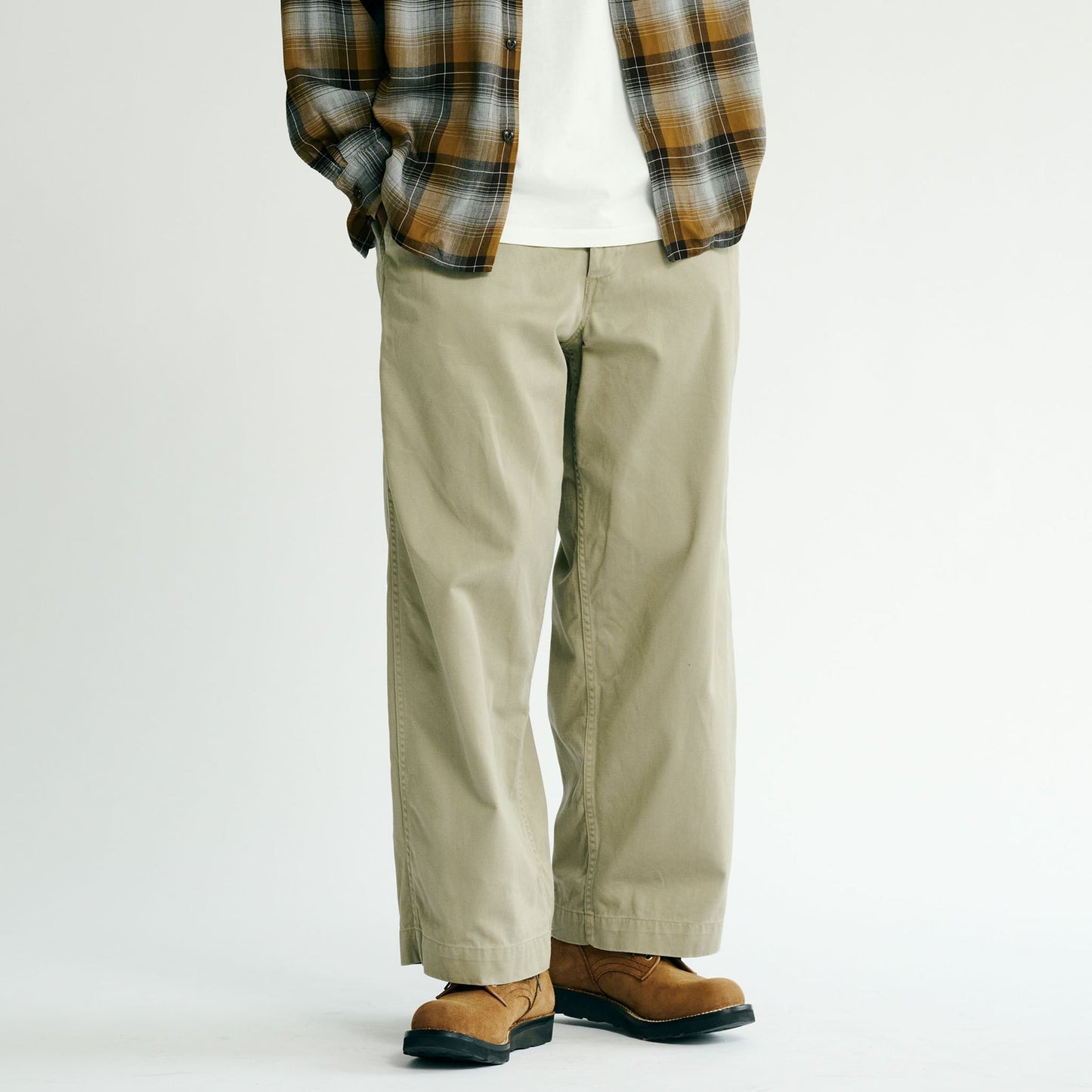 GOLD SELVEDGE WEAPON WIDE TROUSERS