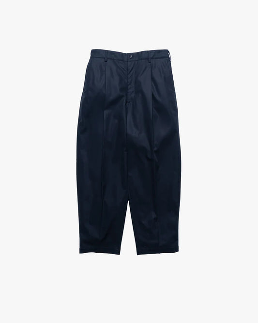 Graphpaper Wooly Cotton Twill Wide Tapered Slacks