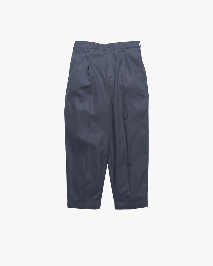 Graphpaper Wooly Cotton Twill Wide Tapered Slacks