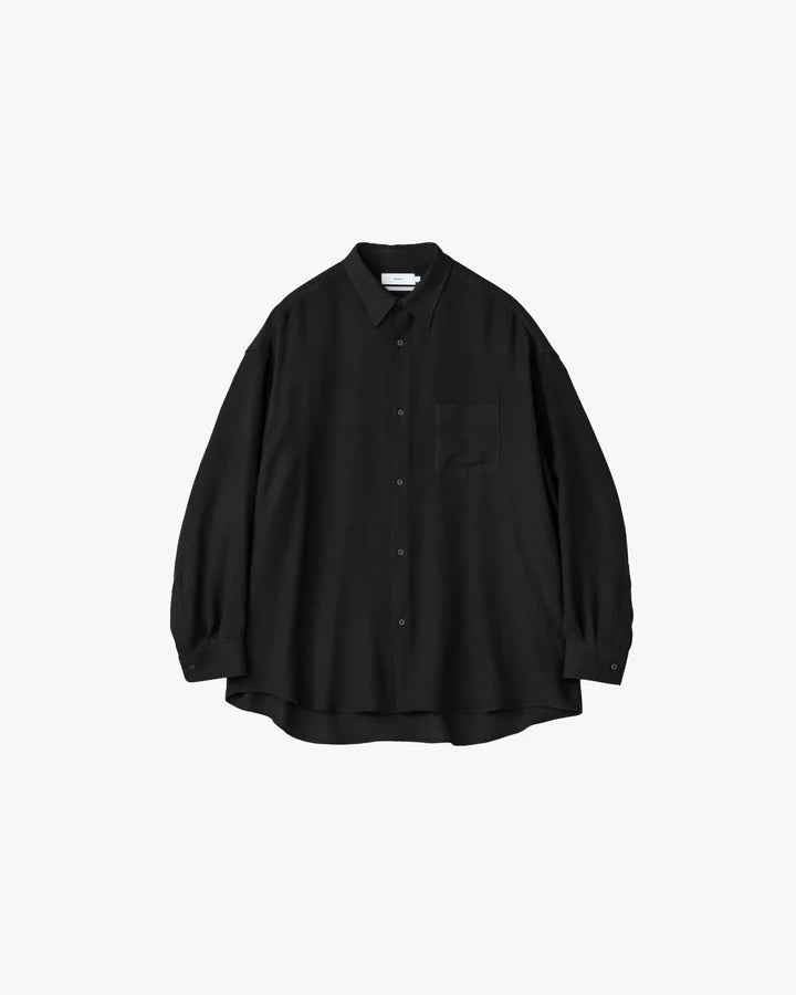 Graphpaper Viscose Wool Viyella Oversized Regular Collar Shirts